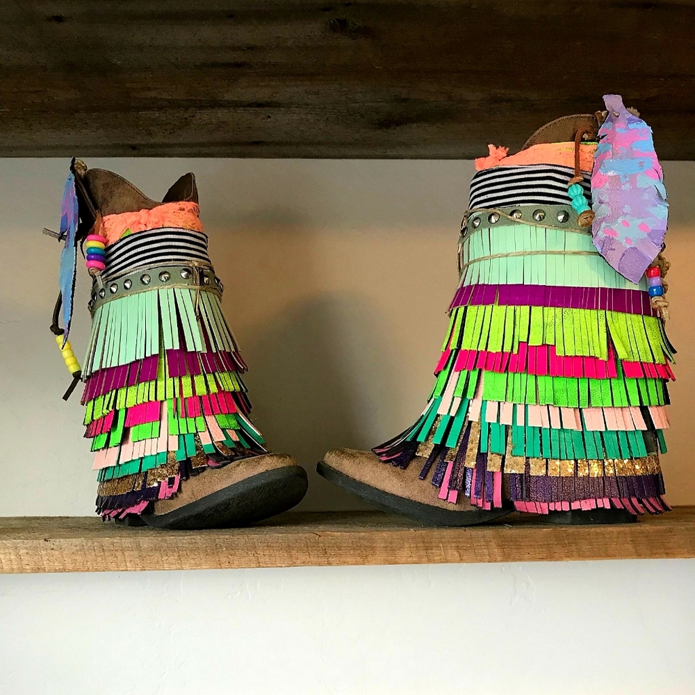 Boho cowboy boots
